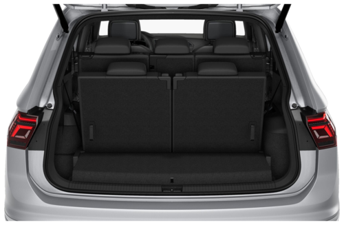 Juego De Fundas De Asiento Para VW Tiguan Allspace R-Line 2021-2025 | 5 Plazas, Cuero Impermeable, Negro