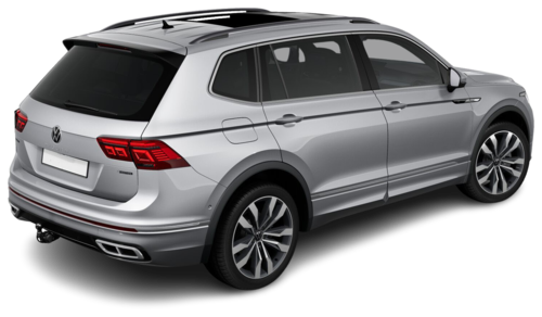 Juego De Fundas De Asiento Para VW Tiguan Allspace R-Line 2021-2025 | 5 Plazas, Cuero Impermeable, Negro